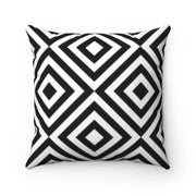 Elegant Dual-Sided Leaf Pattern Pillow Cover - Modern Abstract Design - Très Elite