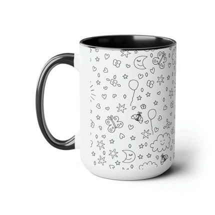 Elegant Duo Ceramic Coffee Mug Set - 2 Pieces - Très Elite