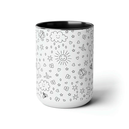 Elegant Duo Ceramic Coffee Mug Set - 2 Pieces - Très Elite