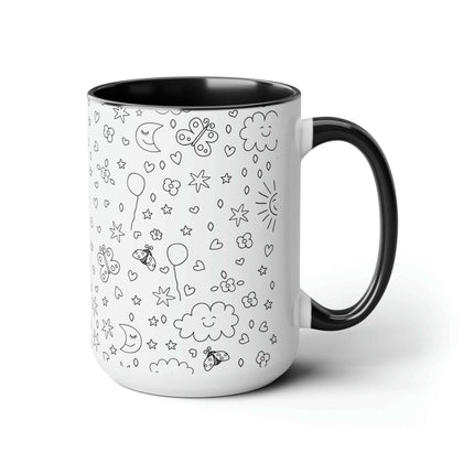 Elegant Duo Ceramic Coffee Mug Set - 2 Pieces - Très Elite