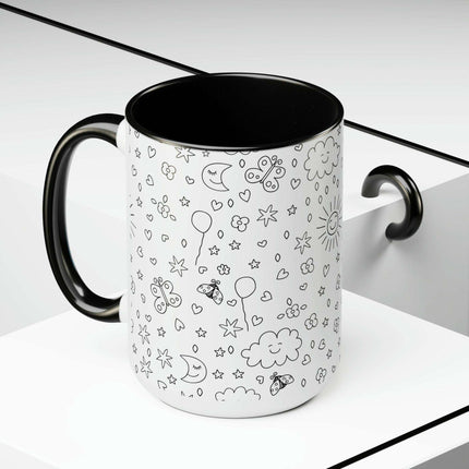 Elegant Duo Ceramic Coffee Mug Set - 2 Pieces - Très Elite