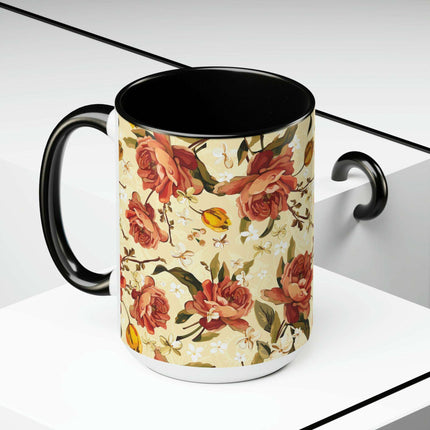Elegant Duo Ceramic Coffee Mug Set - Pair - Très Elite