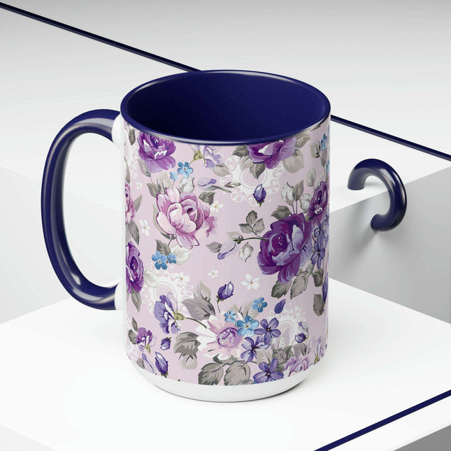 Elegant Duo: Maison Two-Tone Ceramic Coffee Cups