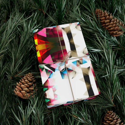 Elegant Eco-Friendly 3D Holiday Gift Wrap Set: Premium USA-Made Wrapping Paper