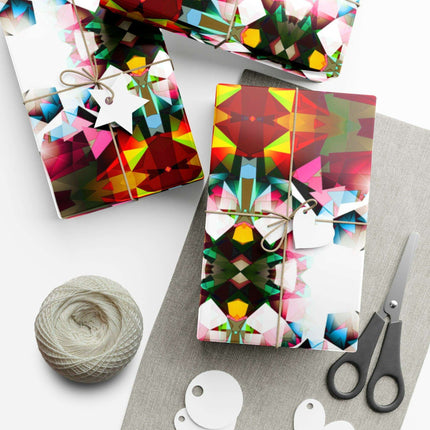 Elegant Eco-Friendly 3D Holiday Gift Wrap Set: Premium USA-Made Wrapping Paper