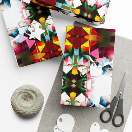 Elegant Eco-Friendly 3D Holiday Gift Wrap Set: Premium USA-Made Wrapping Paper