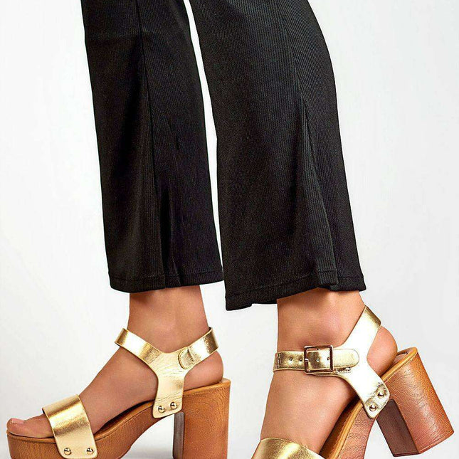 Elegant Eco-Friendly Block Heel Sandals for Stylish Women