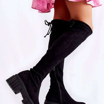 Elegant Eco-Suede Over-the-Knee Boots Model 173777 - Très Elite