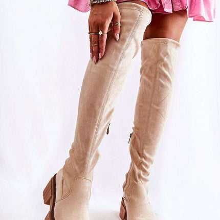 Elegant Eco-Suede Over-the-Knee Boots Model 173777 - Très Elite