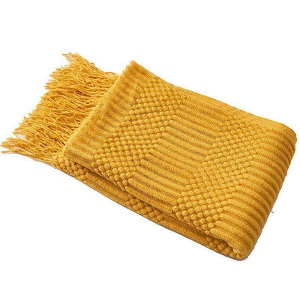Elegant Embrace: Premium Acrylic Throw Blanket for Cozy Sophistication
