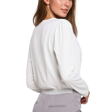 Elegant Envelope Cut Blouse for Every Occasion - Très Elite