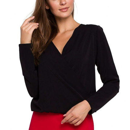 Elegant Envelope Cut Blouse for Every Occasion - Très Elite