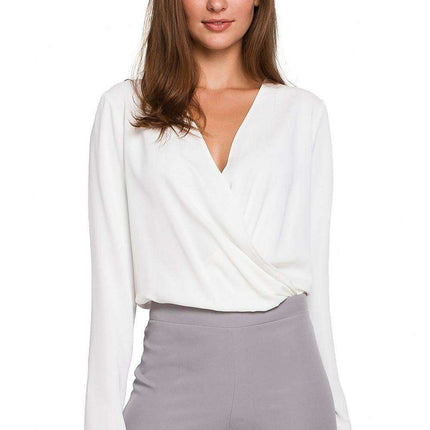 Elegant Envelope Cut Blouse for Every Occasion - Très Elite