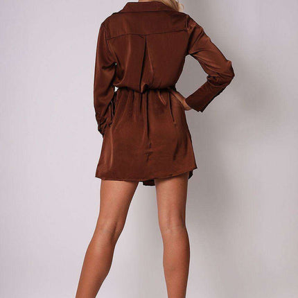 Elegant Envelope Mini Dress - Your Go-To for Glamorous Nights - Très Elite
