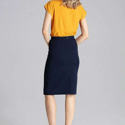 Elegant Envelope Neck Blouse with Trendy Dropped Sleeves - Très Elite