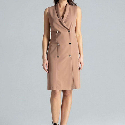 Elegant Envelope Neckline Midi Dress - Très Elite