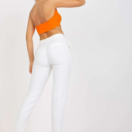 Elegant Essentials: Women's High-Waisted Tapered Pants Set with Chic Belt - Très Elite