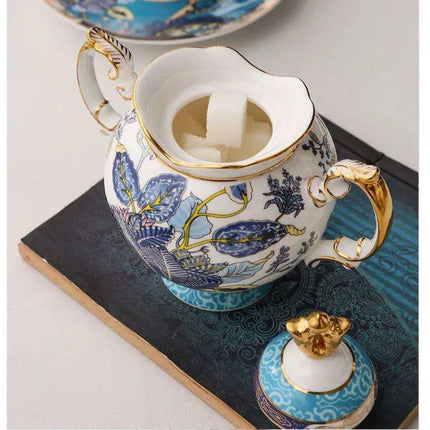 Elegant European Fine Bone China Tea and Coffee Service Set - Très Elite