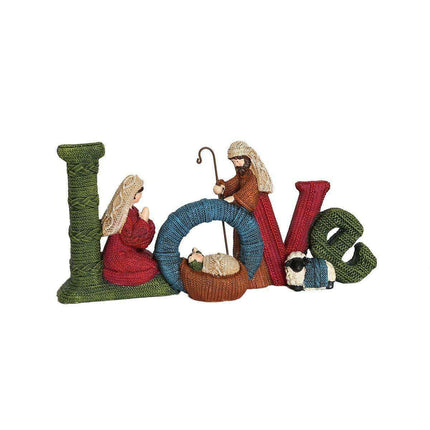 Elegant European LOVE/FAMILY Resin Decor - Charming Home Accents and Meaningful Gifts - Très Elite