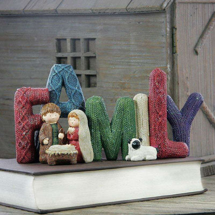 Elegant European LOVE/FAMILY Resin Decor - Charming Home Accents and Meaningful Gifts - Très Elite