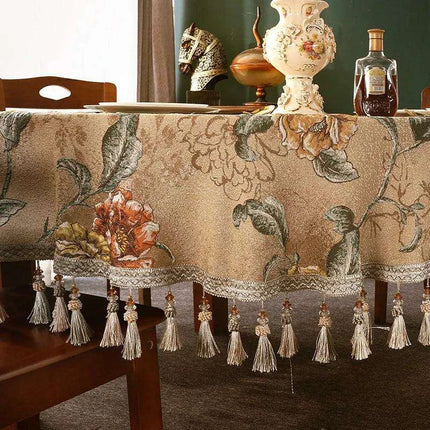 Elegant European Round Dining Table Cover for 1.8m to 2m Tables - Très Elite