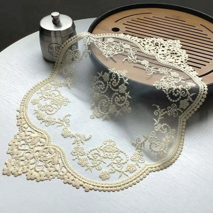 Elegant European-Style Dining Mat Set with Built-In Cup Holder for Special Celebrations..