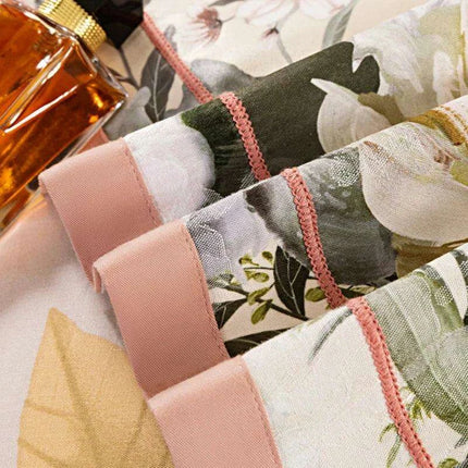 Elegant European Vintage Floral Jacquard Cotton Bedding Set for Weddings with Duvet Cover and Sheet Choices - Très Elite