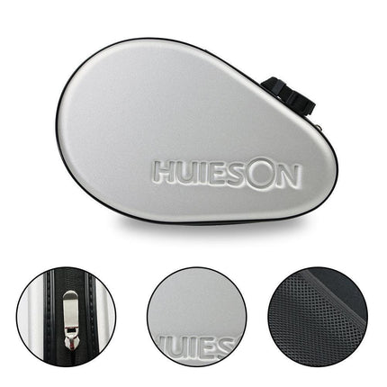 Elegant Faux Leather & Velvet Paddle Storage Case for Table Tennis Racket - Très Elite