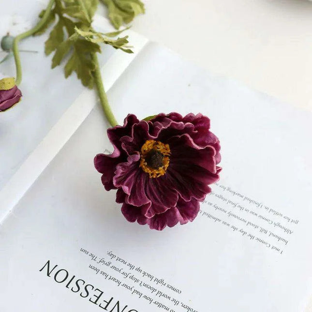 Elegant Faux Poppy Arrangements with Lush Greenery for Timeless Home Decor and Thoughtful Gifts