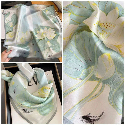 Elegant Faux Silk Satin Scarf: Your Go-To Accessory for Chic Versatility - Très Elite