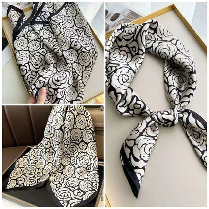 Elegant Faux Silk Satin Scarf: Your Go-To Accessory for Chic Versatility - Très Elite