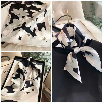 Elegant Faux Silk Satin Scarf: Your Go-To Accessory for Chic Versatility - Très Elite