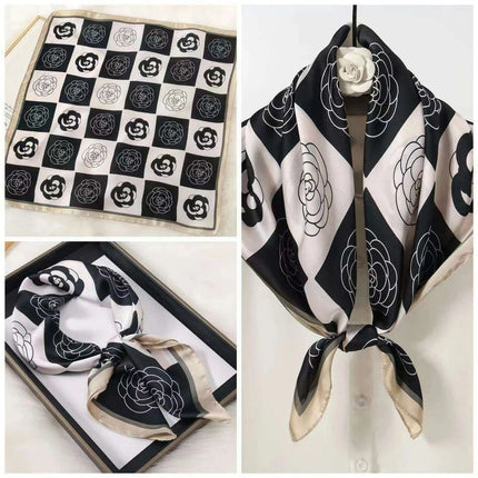 Elegant Faux Silk Satin Scarf: Your Go-To Accessory for Chic Versatility - Très Elite