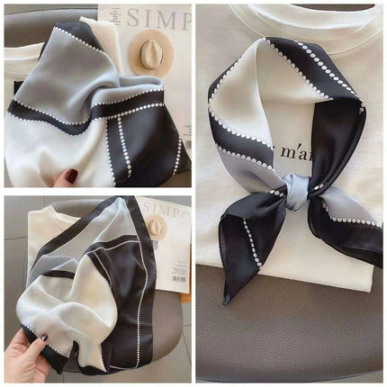 Elegant Faux Silk Satin Scarf: Your Go-To Accessory for Chic Versatility - Très Elite