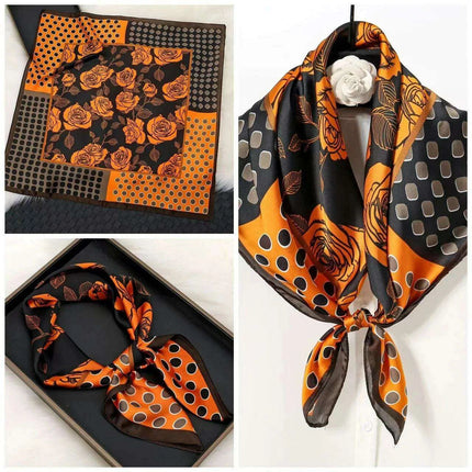Elegant Faux Silk Satin Scarf: Your Go-To Accessory for Chic Versatility - Très Elite