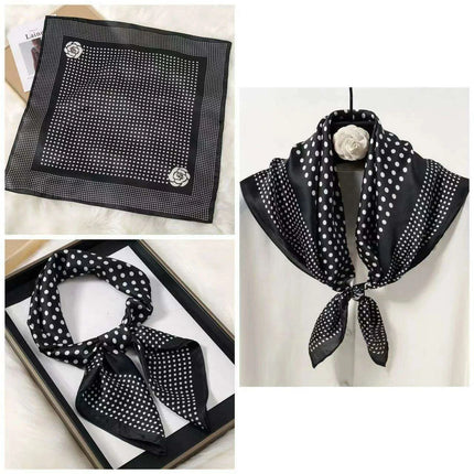 Elegant Faux Silk Satin Scarf: Your Go-To Accessory for Chic Versatility - Très Elite