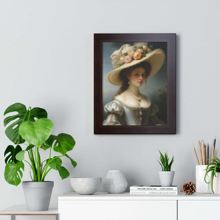 Elegant Femme Fatale: Sustainable Art Print for Stylish Home Interiors..