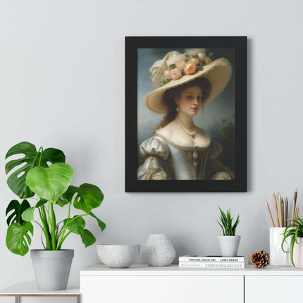 Elegant Femme Fatale: Sustainable Art Print for Stylish Home Interiors..