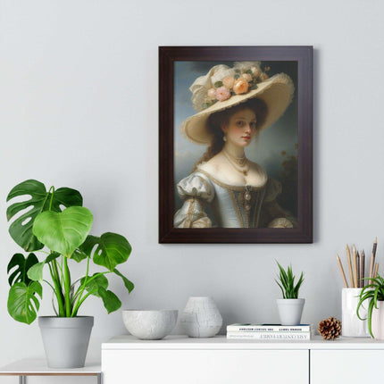 Elegant Femme Fatale: Sustainable Art Print for Stylish Home Interiors..