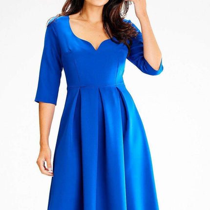 Elegant Flared A-Line Dress - Très Elite