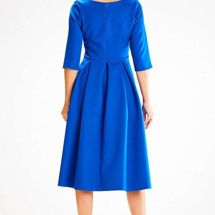 Elegant Flared A-Line Dress - Très Elite