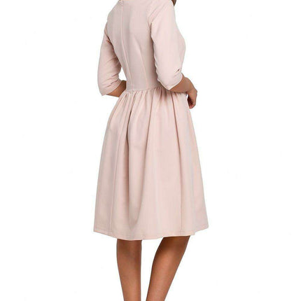 Elegant Flared Midi Dress - Très Elite
