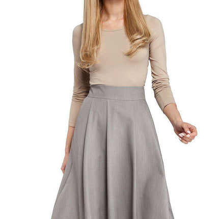 Elegant Flared Midi Skirt - The Perfect Choice for Any Occasion - Très Elite