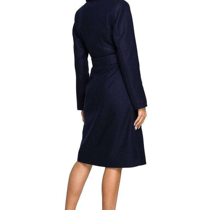 Elegant Fleece Wrap Coat - Très Elite
