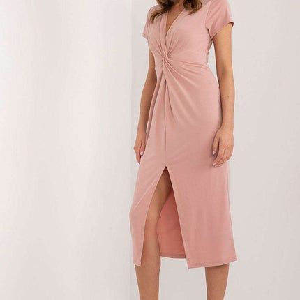 Elegant Floral Day Dress From Moda Italia For Spring - Très Elite
