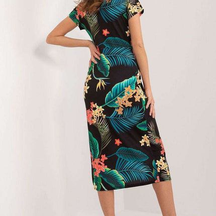 Elegant Floral Day Dress From Moda Italia For Spring - Très Elite