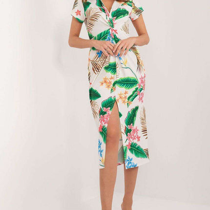 Elegant Floral Day Dress From Moda Italia For Spring