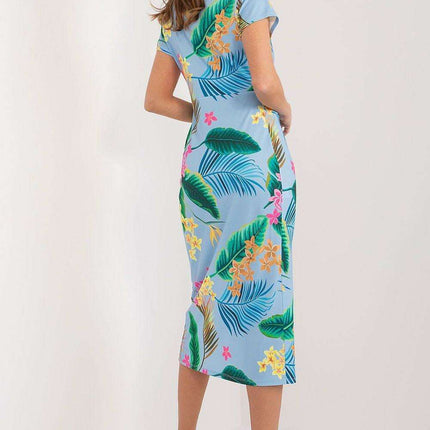 Elegant Floral Day Dress From Moda Italia For Spring - Très Elite
