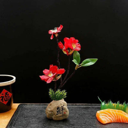 Elegant Floral-Inspired Sushi Serving Set for Luxurious Dining - Très Elite