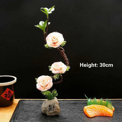 Elegant Floral-Inspired Sushi Serving Set for Luxurious Dining - Très Elite